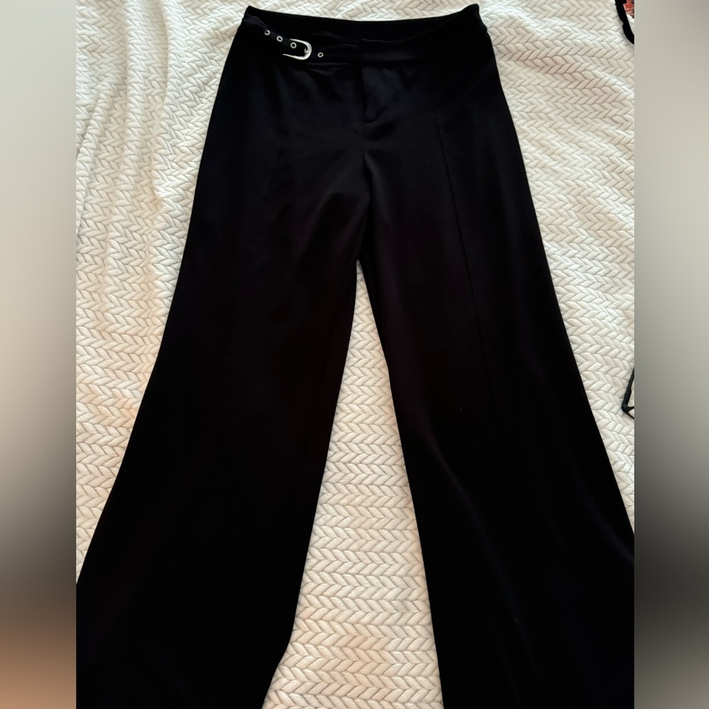 Inc wide leg belted classy pants size 12
